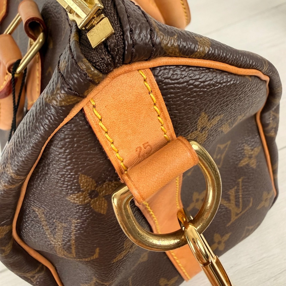 Louis Vuitton Speedy Bandouliere 25 Brown Monogram Shoulder Crossbody Bag - Picture 11 of 16